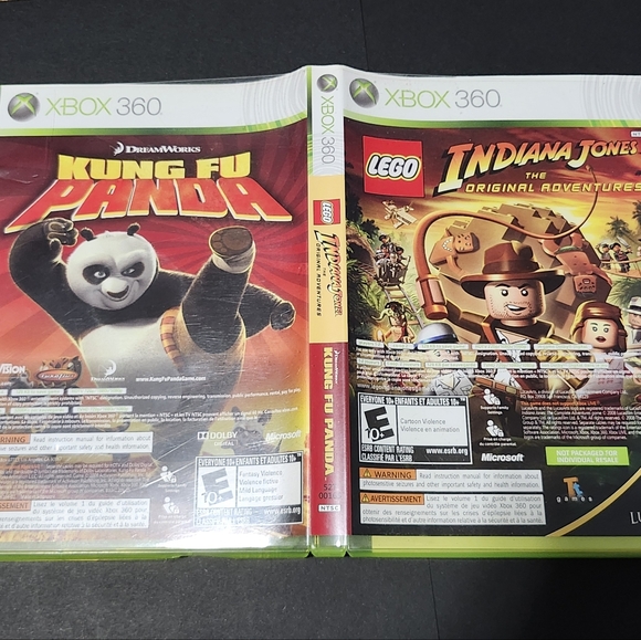 Kung Fu Panda Lego Indiana Jones XBOX 360 - Picture 1 of 6